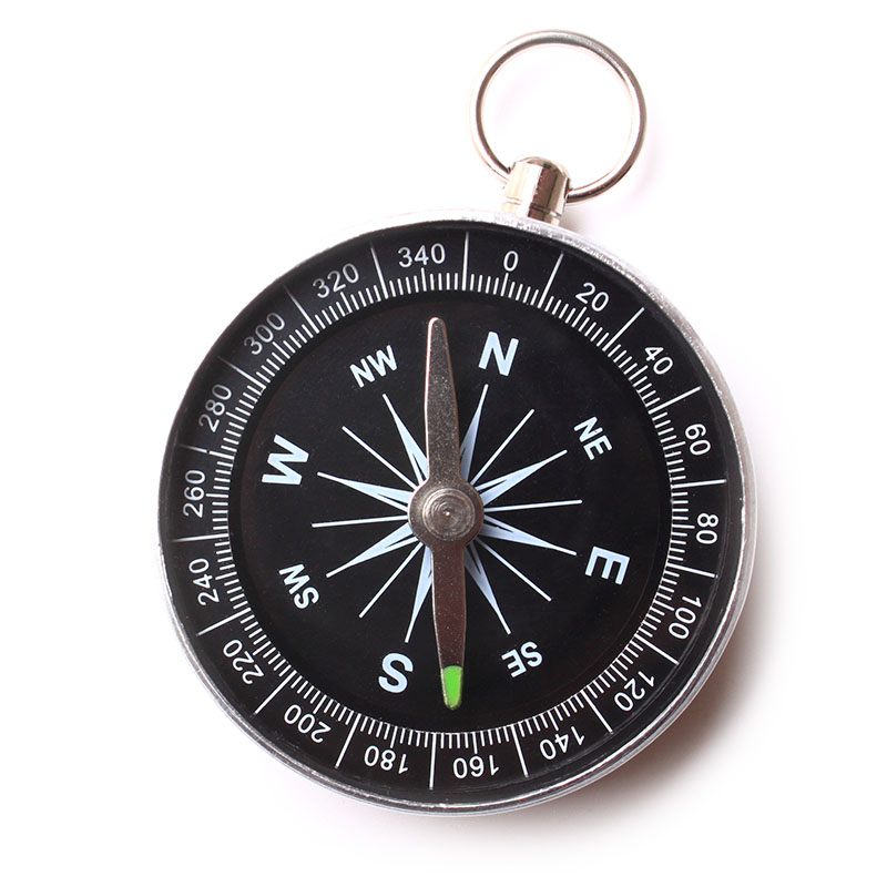 Compass on white background